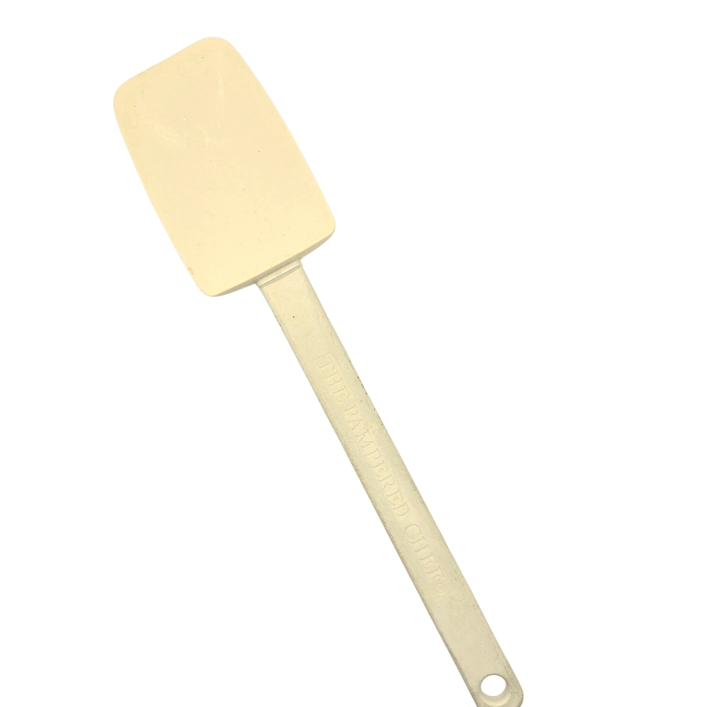 Pampered Chef White Silicone Scraper Spatula Set Heat Resistant Kitchen Tools - Picture 13 of 13